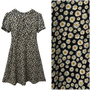 Vintage Circus Flowy Sunflower Dress - Size 8